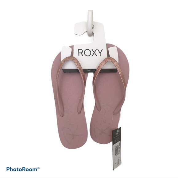 New π ROXY Pink Flip-Flop Sandals